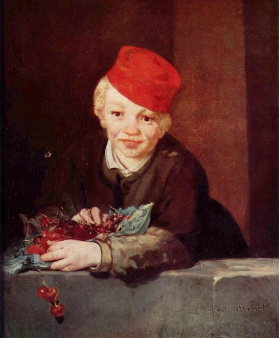 Boy with Cherries, 1859